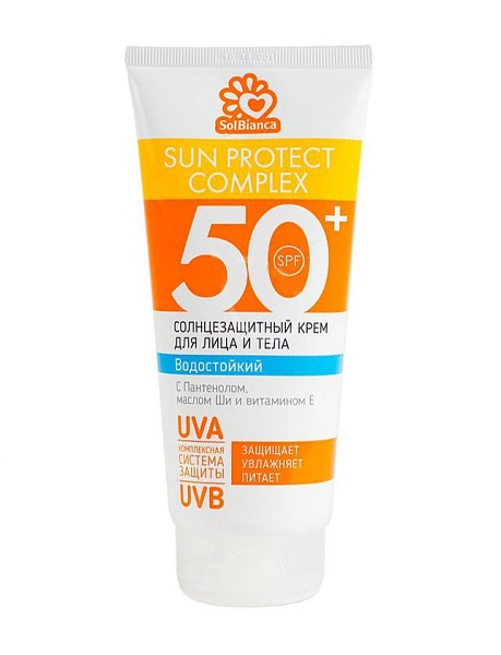 Солнечный крем, предназначенный для защиты кожи от воздействия солнечных лучей